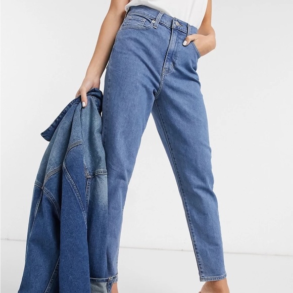 Levi's Jeans Levis High Waisted Taper Jeans Mid Stone Wash Poshmark